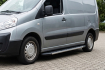 Citroen Jumpy 2007–2017 Estribos Laterales Duru (2 uds., Aluminio) foto 1
