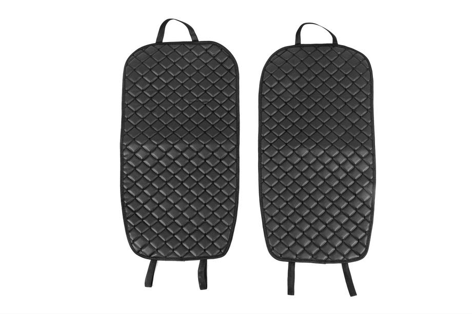 Fundas para asientos traseros ECO (Juego, Negro con costura negra) Foto 5