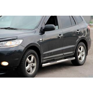 Tubos Laterales B3 (2 uds., Acero Inoxidable) Hyundai Santa Fe 2 2006-2012