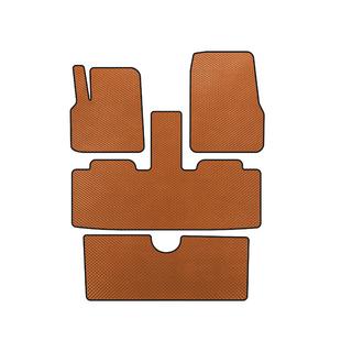 Alfombrillas EVA (3 Filas, 7 Plazas, Naranja)