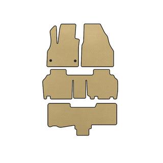 Alfombrillas EVA (3 Filas, 5 Puertas/7 Plazas, Beige) Renault Kangoo 2008–2020