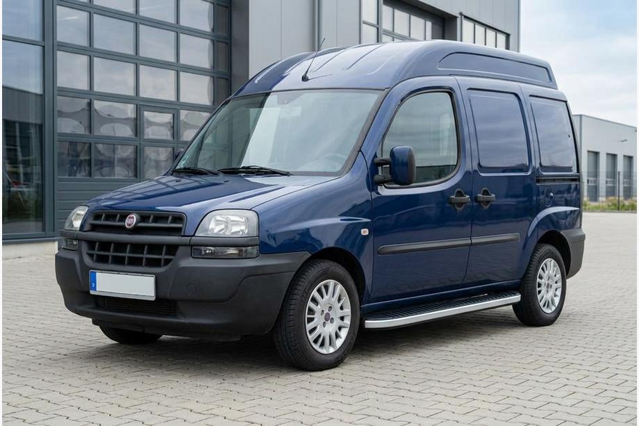Fiat Doblo I 2001-2005 Estribos Laterales Tayga Grey (2 uds., Aluminio) Image