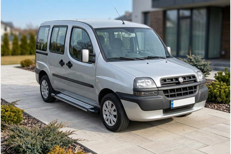 Fiat Doblo I 2001-2005 Estribos Laterales Rainbow (2 uds., Aluminio) Image