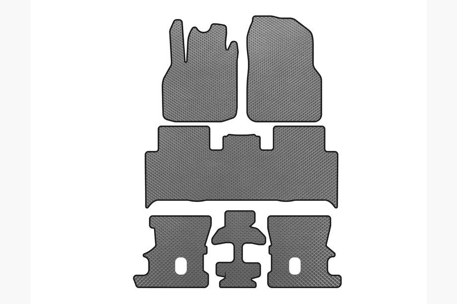 Renault Scenic/Grand 2003-2009 Alfombrillas EVA (3 Filas, Gris) Image
