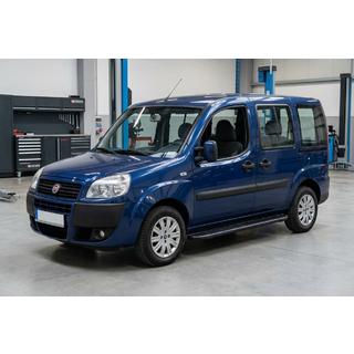 Estribos Laterales Bosphorus Black (2 uds., Aluminio) Fiat Doblo I 2005-2010 foto 1