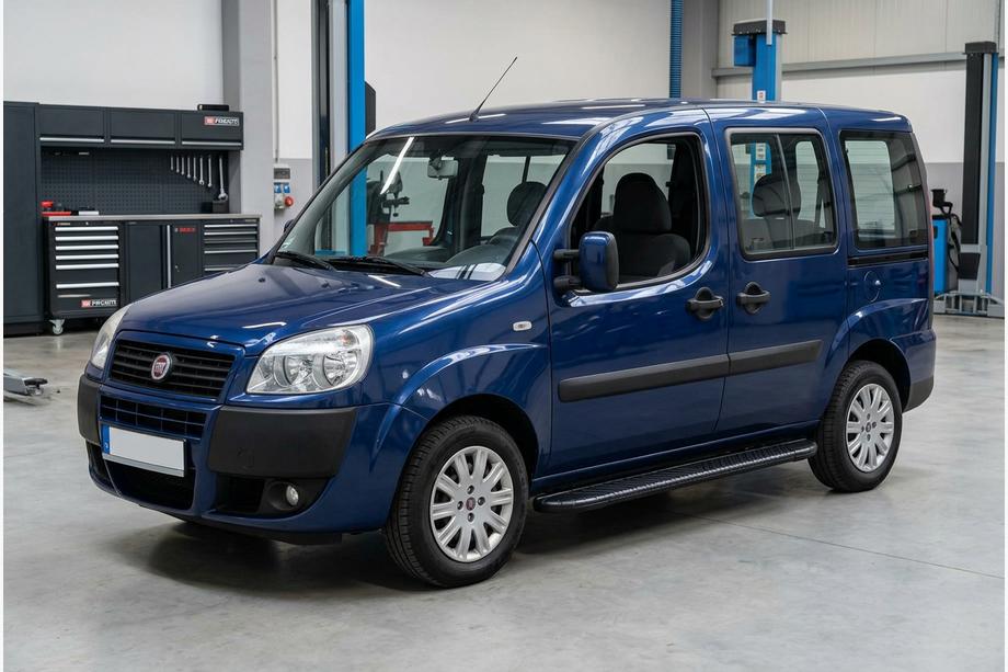 Fiat Doblo I 2005-2010 Estribos Laterales Bosphorus Black (2 uds., Aluminio) Image
