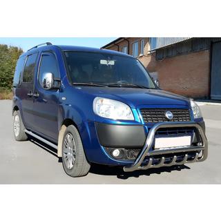 Defensa Delantera WT003 (Acero Inoxidable) Fiat Doblo I 2001-2005 foto 1