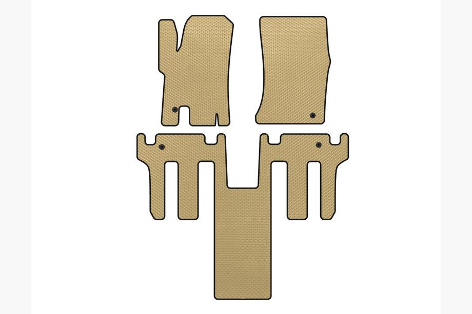 Ssang Yong Rodius Alfombrillas EVA 2004-2008 (2 filas, Beige) Image