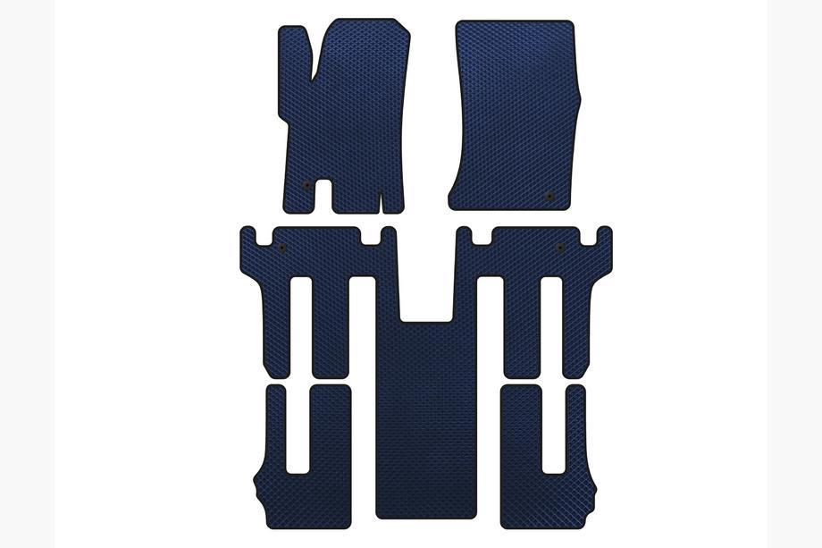 Ssang Yong Rodius Alfombrillas EVA 2004-2008 (3 filas, azul) Image