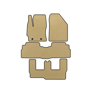 Alfombrillas EVA (3 Filas, 7 Plazas, Beige)
