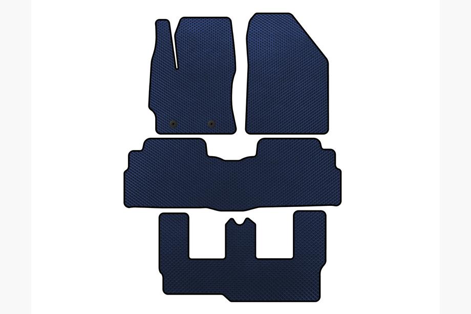 Toyota Verso 2009–2018 Alfombrillas EVA (3 Filas, 7 Plazas, Azul) Image