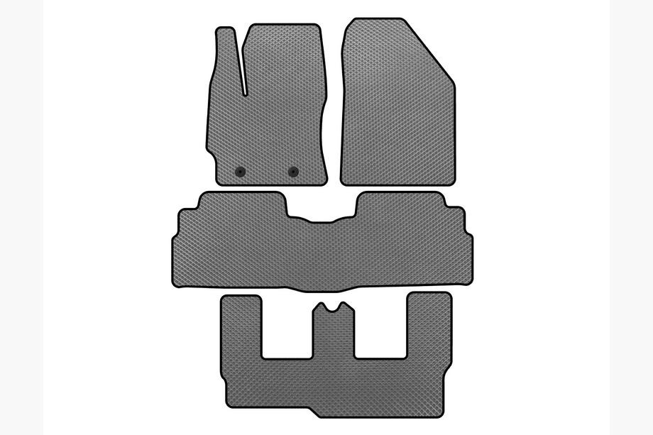 Toyota Verso 2009–2018 Alfombrillas EVA (3 Filas, 7 Plazas, Gris) Image