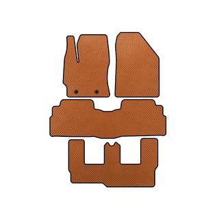 Alfombrillas EVA (3 Filas, 7 Plazas, Naranja)