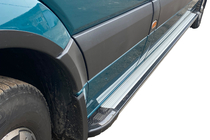 Mercedes Sprinter W906 2006–2018 Estribos Laterales Rainbow (2 uds., Aluminio) Largo/ExtraLargo foto 1