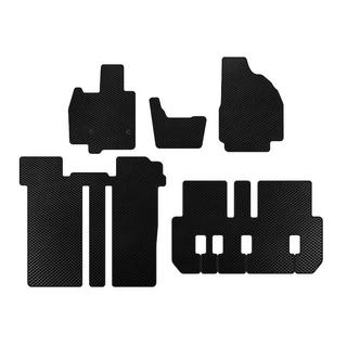 Alfombrillas EVA (3 Filas, 6 Plazas, Negro)