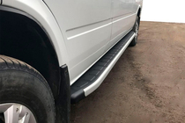 Mercedes Sprinter W901/902/903/904/905 1995–2006 Estribos laterales Fullmond (2 uds, aluminio) foto 1