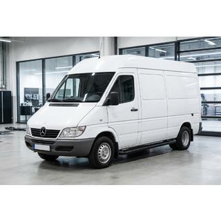 Estribos Laterales Allmond Black (2 uds., Aluminio) Mercedes Sprinter W901/902/903/904/905 1995–2006 foto 1