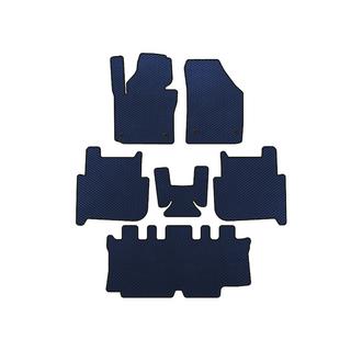 Alfombrillas EVA (3 Filas, 2006-2010, 7 Plazas, Azul) Volkswagen Touran 2003-2010