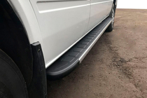 Mercedes Sprinter W901/902/903/904/905 1995–2006 Estribos Laterales Duru (2 uds., Aluminio) foto 1