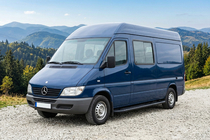 Mercedes Sprinter W901/902/903/904/905 1995–2006 Estribos Laterales Bosphorus Black (2 uds., Aluminio) foto 1