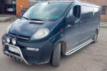 Opel Vivaro 2001–2015 Defensa Delantera WT003-4 (Acero Inoxidable) Sin Inscripción foto 10