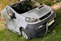 Opel Vivaro 2001–2015 Defensa Delantera WT003-4 (Acero Inoxidable) Sin Inscripción foto 5