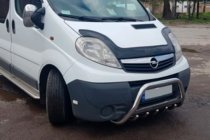 Opel Vivaro 2001–2015 Defensa Delantera WT003-4 (Acero Inoxidable) Sin Inscripción foto 1