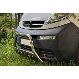 Defensa Delantera WT003-4 (Acero Inoxidable) Opel Vivaro 2001–2015 foto 4