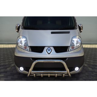 Defensa Delantera WT003-4 (Acero Inoxidable) Opel Vivaro 2001–2015 foto 3