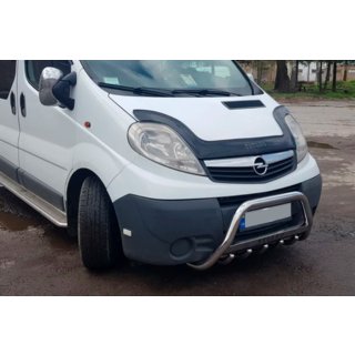 Defensa Delantera WT003-4 (Acero Inoxidable) Opel Vivaro 2001–2015 foto 1