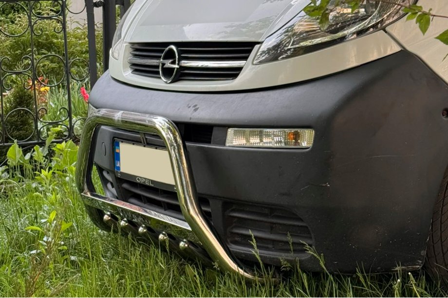 Opel Vivaro 2001–2015 Defensa Delantera WT003-4 (Acero Inoxidable) Foto 4