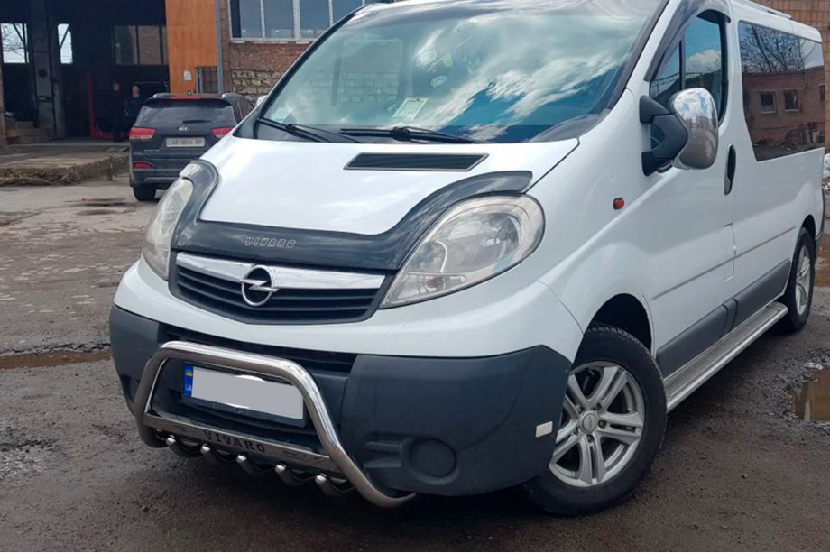 Opel Vivaro 2001–2015 Defensa Delantera WT003-4 (Acero Inoxidable) Foto 8
