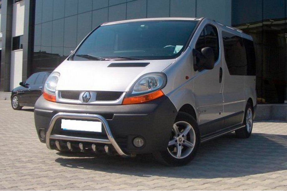 Opel Vivaro 2001–2015 Defensa Delantera WT003-4 (Acero Inoxidable) Foto 13