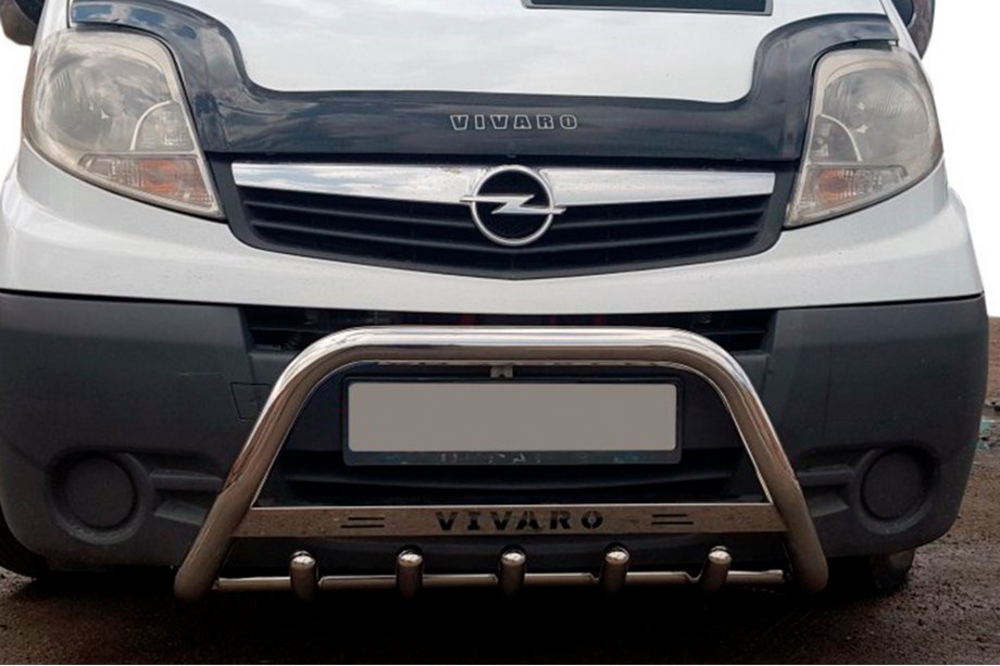 Opel Vivaro 2001–2015 Defensa Delantera WT003-4 (Acero Inoxidable) Foto 7