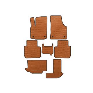 Alfombrillas EVA (3 Filas, 7 Plazas, Naranja)