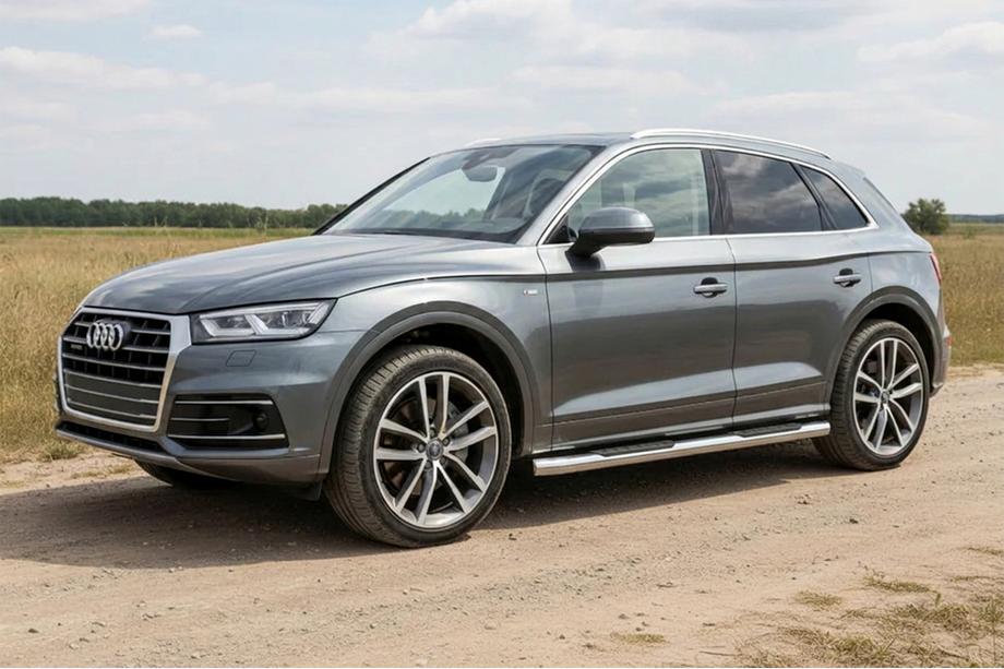 Audi Q5 2017-2025 Barras Laterales (2 uds., Acero Inoxidable) Image