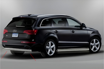 Audi Q7 2005-2015 Protector Trasero AK002 (Acero Inoxidable) foto 1