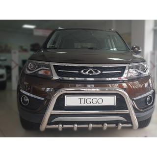 Defensa Delantera WT003 (Acero Inoxidable) Chery Tiggo 5 2013- foto 1