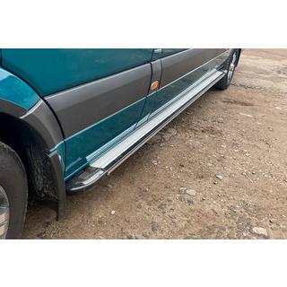 Estribos Laterales Rainbow (2 uds., Aluminio) Volkswagen Crafter 2006-2016 foto 3