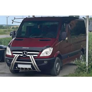 Defensa Delantera F1-01M (2006-2013, Acero Inoxidable) Mercedes Sprinter W906 2006–2018