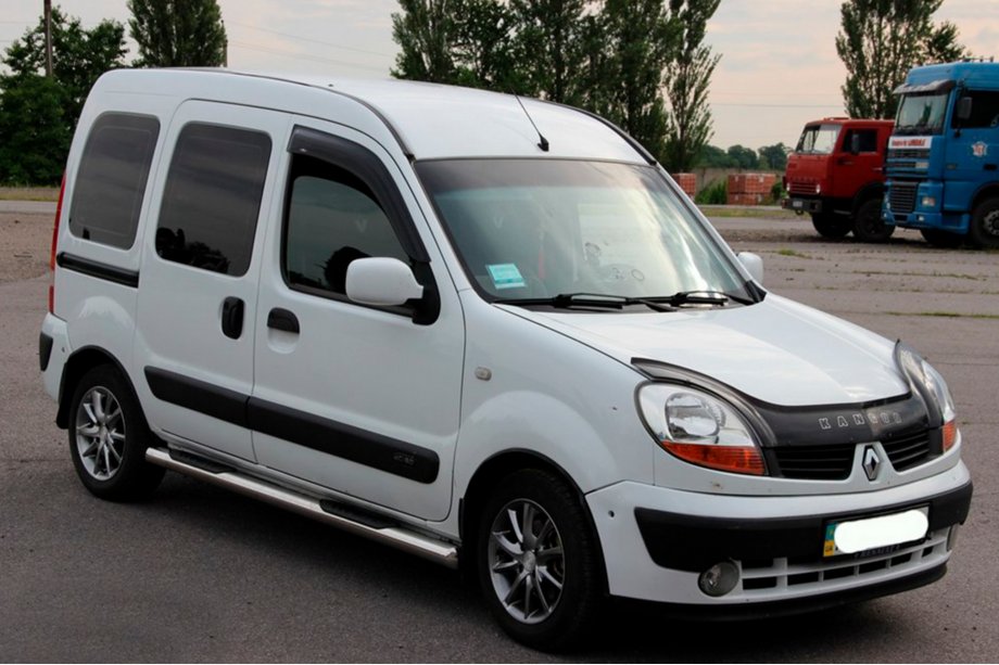 Renault Kangoo 1998-2008 Tubos Laterales (2 uds., Acero Inoxidable) Foto 4