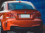 BMW 1 Series E81/E82/E87/E88 2004-2011 Alerón P-Style (para E82, Negro Brillante) foto 1