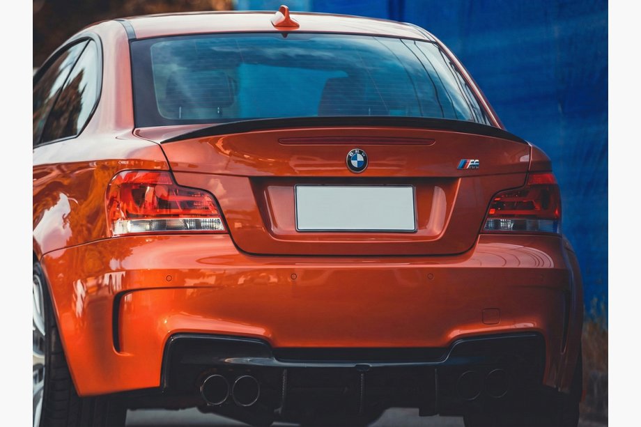 BMW 1 Series E81/E82/E87/E88 2004-2011 Alerón P-Style (para E82, Negro Brillante) Image