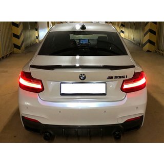 Alerón estilo M4 (para F22, negro brillo)
