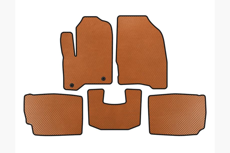 Ford Tauro 2010-2019 Alfombrillas EVA (2010-2012, Naranja) Image