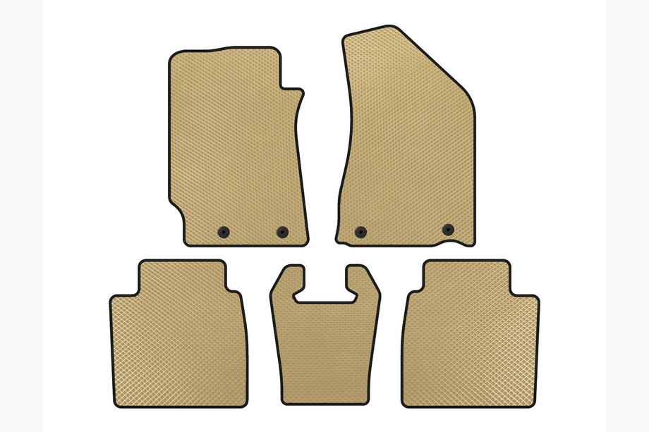 Geely Emgrand EC8 Alfombrillas EVA (SD, Beige) Image