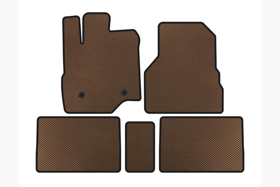 GMC Terrain 2009-2017 Alfombrillas EVA (Marrón) Image