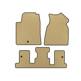 Alfombrillas EVA (1+3 fila, 2013-2017, Beige) GMC Acadia 2006-2017