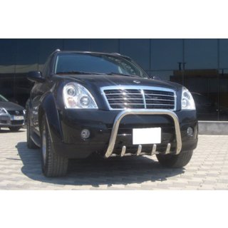 Defensa Delantera QT006 (Acero Inoxidable) SsangYong Rexton I 2001-2017 foto 3