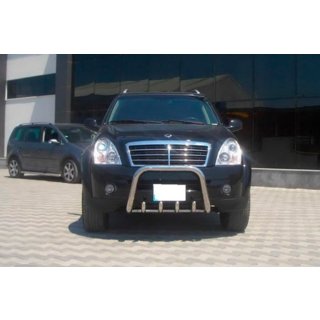 Defensa Delantera QT006 (Acero Inoxidable) SsangYong Rexton I 2001-2017 foto 4